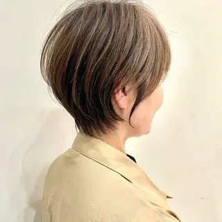 ショート カラー ⭐️銀座/ショート/ 艶カラー/りょうがのヘアスタイル