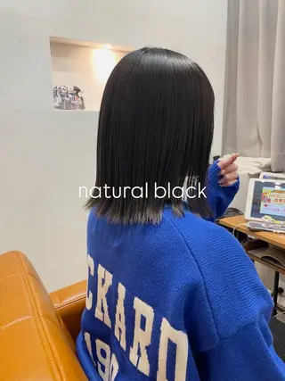 ミディアム カラー 【完全個室】髪質改善 暖色カラー/山崎唯奈のヘアスタイル