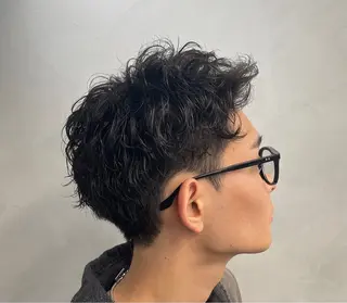 ショート パーマ ヘアアレンジ メンズ fifth 石川 凪のヘアスタイル