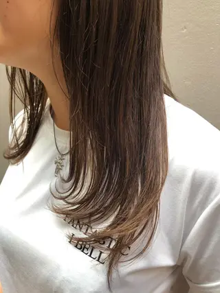 ミディアム カラー 韓国ヘア 店長NEGIのヘアスタイル