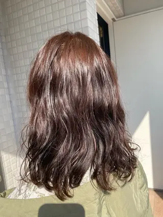 ミディアム カラー 🎀レイヤー/パーマ カラー/ai🎀のヘアスタイル