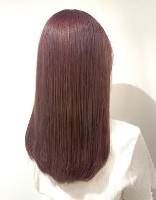 セミロング カラー 青沼夏未/オリーブ/ 寒色カラーのヘアスタイル