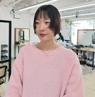ショート SoSo所属・増田 百花のヘアスタイル