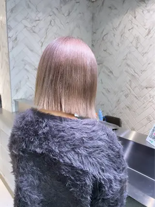 ショート カラー 🎗副店長/井上 竜 ブリーチ指名No.1のヘアスタイル