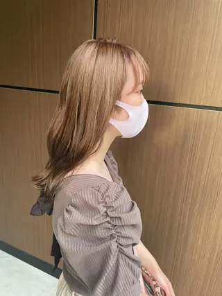 ロング 久保田 千尋のヘアスタイル