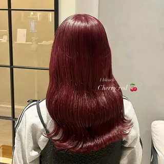 ロング カラー 𝒎𝒐𝒆🩰 名駅/ヘアメ/暖色♡のヘアスタイル
