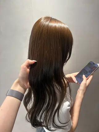 ロング ボブ×透明感カラー 🪽/池袋/優愛🎀のヘアスタイル