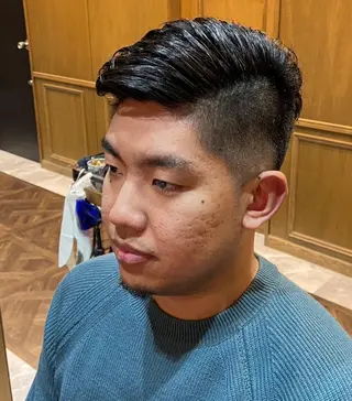 ショート メンズ Bar Ber  AFRO所属・本町No1カット集団 AFROのヘアスタイル