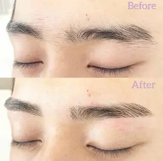 メンズ アイブロウ リシェルアロハ川西 眞藤のマツエク・マツパデザイン