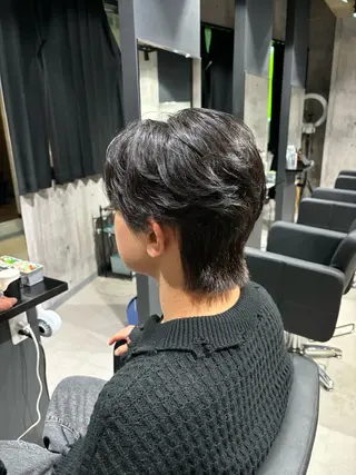 パーマ メンズ _WHITE / KENTOのヘアスタイル