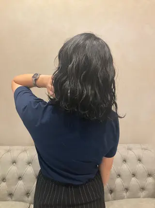 ミディアム ヘアアレンジ あべ えみのヘアスタイル