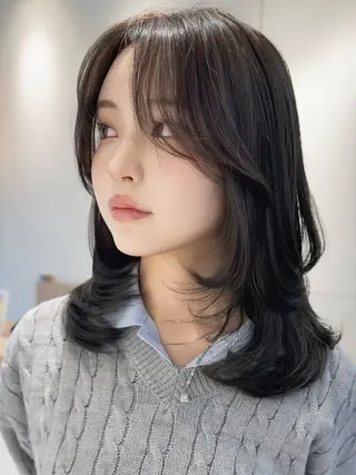 ロング カラー 髪質改善 髪質改善カラーゆうひのヘアスタイル