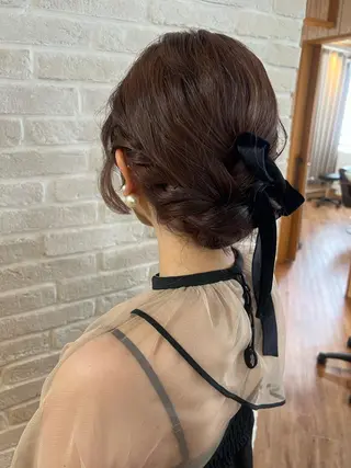 セミロング ヘアアレンジ Topstylist YUKIのヘアスタイル