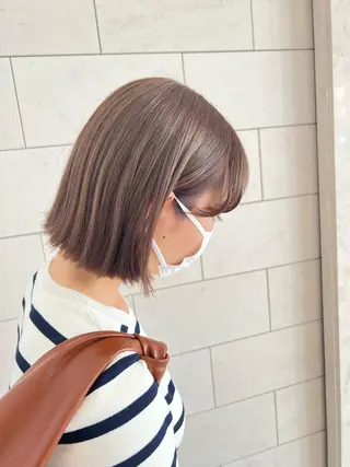 ショート カラー フルガキ ハルカ天神美容室のヘアスタイル