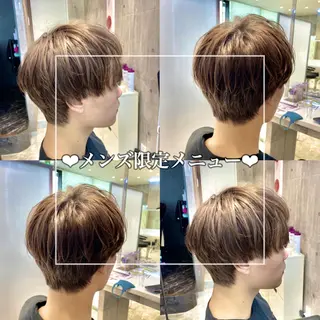ショート 🤍ムラ修正ブリーチ 🤍原宿/YUUのヘアスタイル