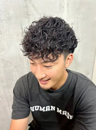 パーマ メンズ 中原 祥太のヘアスタイル