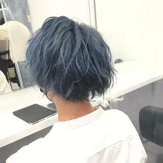 ショート カラー パーマ ヘアアレンジ メンズ 🔥メンズ特化🔥 木村 祐太のヘアスタイル