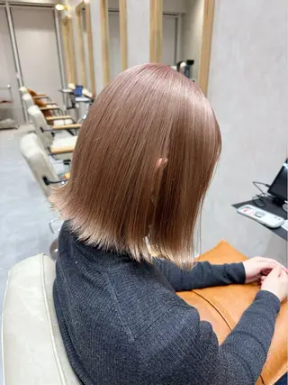 ミディアム カラー 越後 遥/ 透明感カラー🪞🤍のヘアスタイル