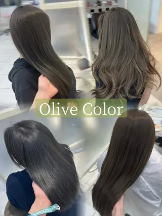 ロング カラー 似合わせレイヤー/ 透明感カラーのヘアスタイル