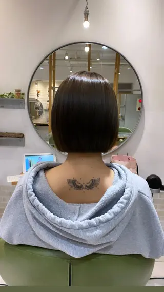ショート ふじ ここなのヘアスタイル