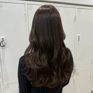 ロング カラー ヘアアレンジ キヨミ 韓国レイヤーカットのヘアスタイル