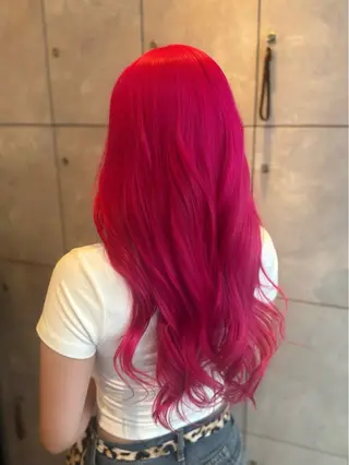 ロング カラー ヘアアレンジ 🎀ハイトーン・艶 カラー HANA🎀のヘアスタイル