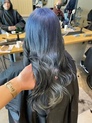 ロング カラー 💘韓国レイヤー上 品カラーruru💘のヘアスタイル