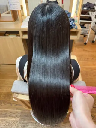 ロング 髪質改善/縮毛矯正✨ 白石ゆいのヘアスタイル
