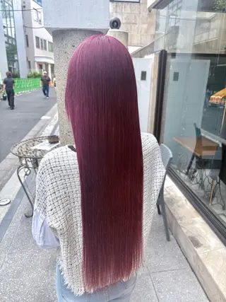 ロング カラー 🦋韓国/暖色カラー RENA🦋のヘアスタイル