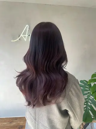 ロング カラー 新宿/透明感カラー/ 髪質改善/桜良のヘアスタイル