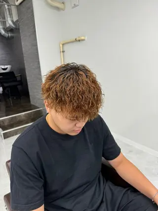 ショート パーマ メンズ メンズパーマ名人 TAKUMAのヘアスタイル