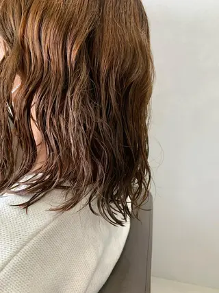 パーマ ボブパーマコテ巻き風 パーマNo1深江秀平のヘアスタイル