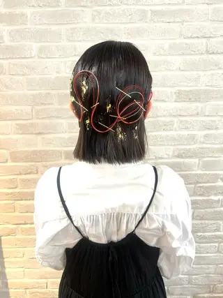 ショート ヘアアレンジ Topstylist YUKIのヘアスタイル