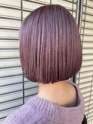 ショート カラー NINE+/代表 ブリーチ特化型サロンのヘアスタイル