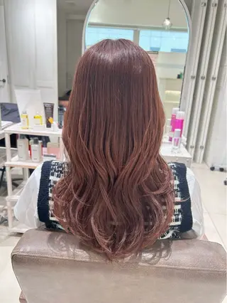 ロング ヘアアレンジ momo🍑/顔周り カット指名No.1のヘアスタイル