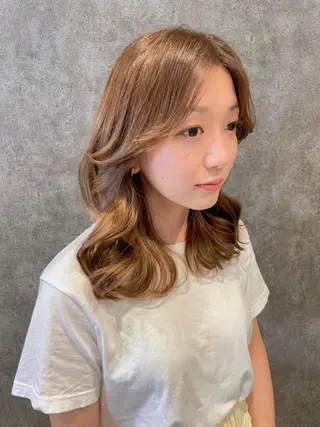 ミディアム saho .のヘアスタイル