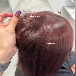 ミディアム カラー ヘアアレンジ 最新艶髪トレンド￤ ヘア￤miyu🐒♡のヘアスタイル
