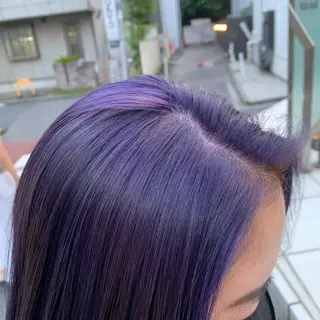 ロング カラー 赤みゼロ/透明感 カラー🌿KANTAのヘアスタイル