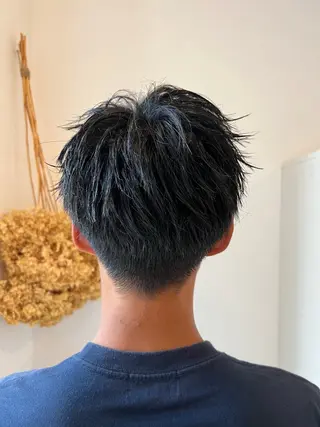ショート 【本陣】カット モデル/朝岡 慧のヘアスタイル