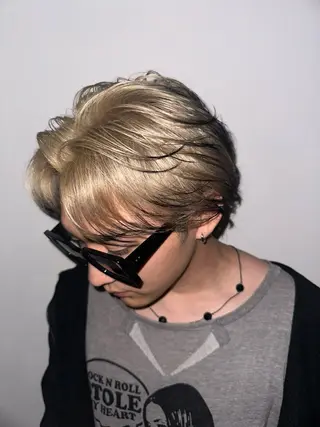 ミディアム カラー backbocker YUHOのヘアスタイル