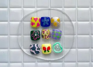 ネイル 0203ムニムサン 💙Harukaのネイルデザイン