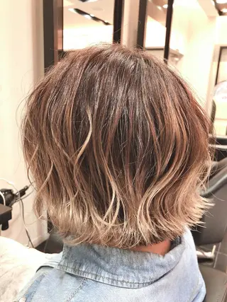 ショート カラー ヘアアレンジ ✨髪質改善&ボブ✨ 近藤 凌のヘアスタイル