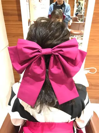 ミディアム ヘアアレンジ テラモト カズヨシのヘアスタイル