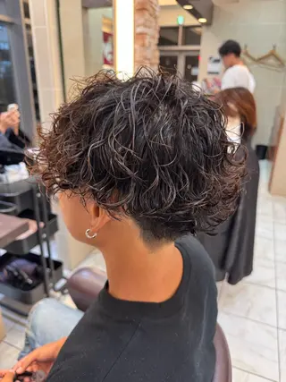 パーマ メンズ ⭐️メンズパーマ /カラー宮野翔のヘアスタイル