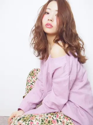 セミロング 藤本 憲吾のヘアスタイル