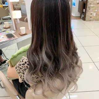 ロング 馴染ませNo.1🧃 エクステ・アレンジのヘアスタイル