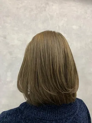 ミディアム カラー チバ ヒロトのヘアスタイル