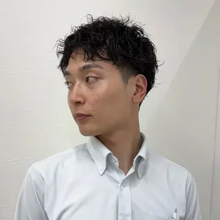 パーマ メンズ 船橋カットパーマ mikuのヘアスタイル