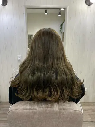 ロング ネモトメイナ🌿 今月末で退職しますのヘアスタイル