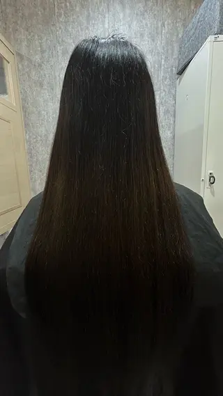 ロング カラー 似合わせ 顔周りYUUGAのヘアスタイル